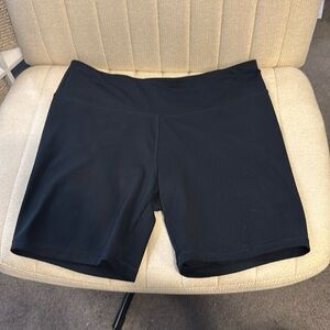 Black biker shorts